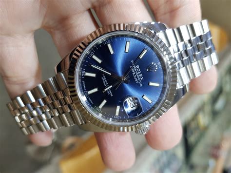 rolex datejust 126334 blue dial.